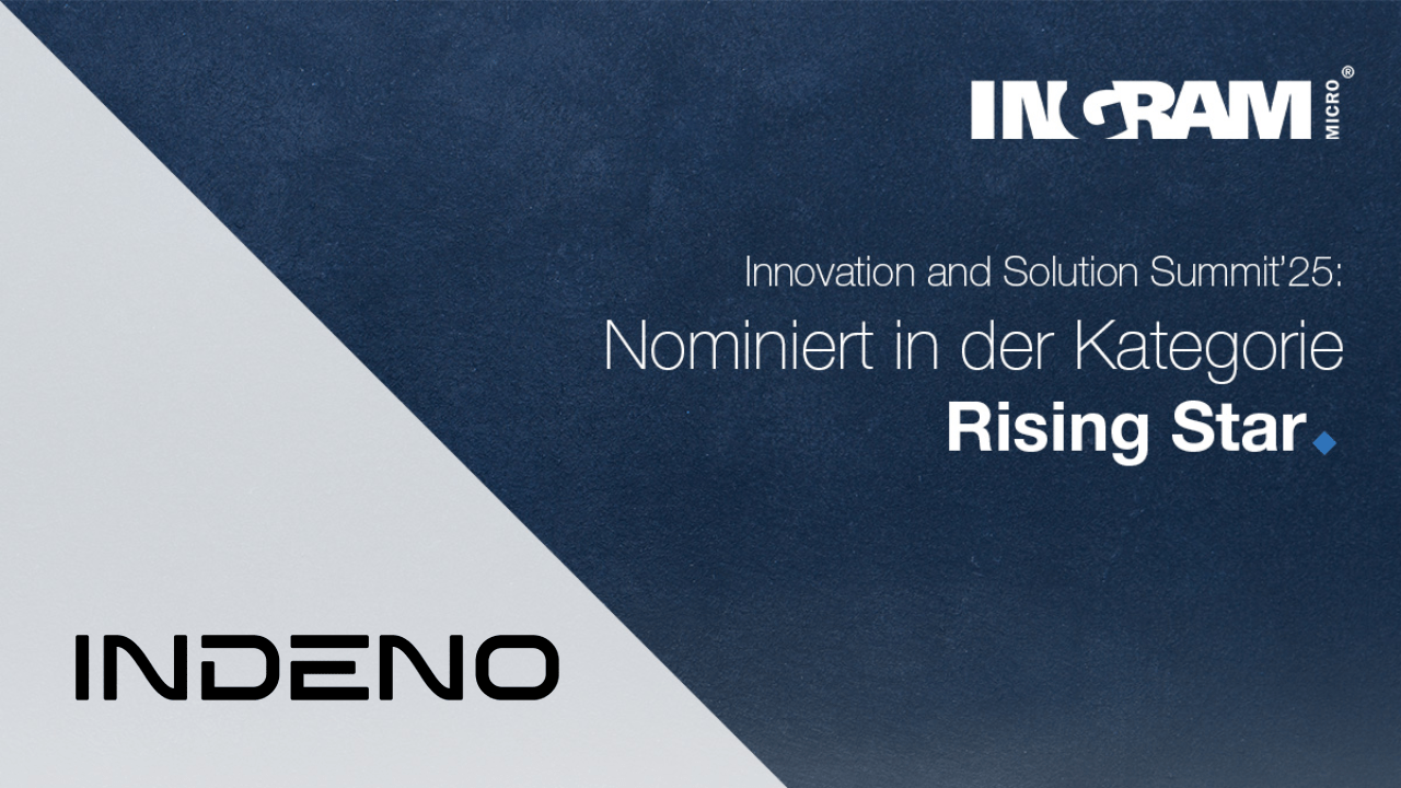 Indeno für den "Rising Star"-Award von Ingram Micro nominiert