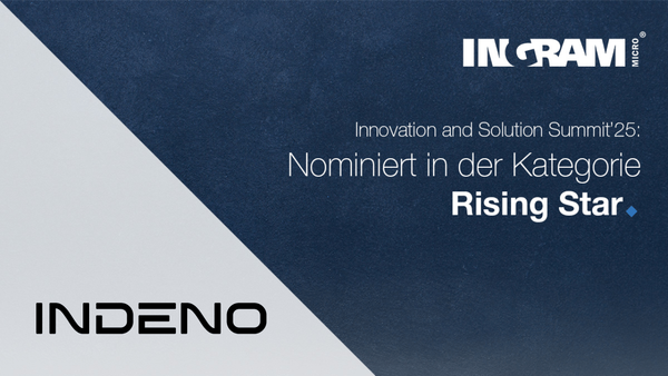 Indeno für den "Rising Star"-Award von Ingram Micro nominiert